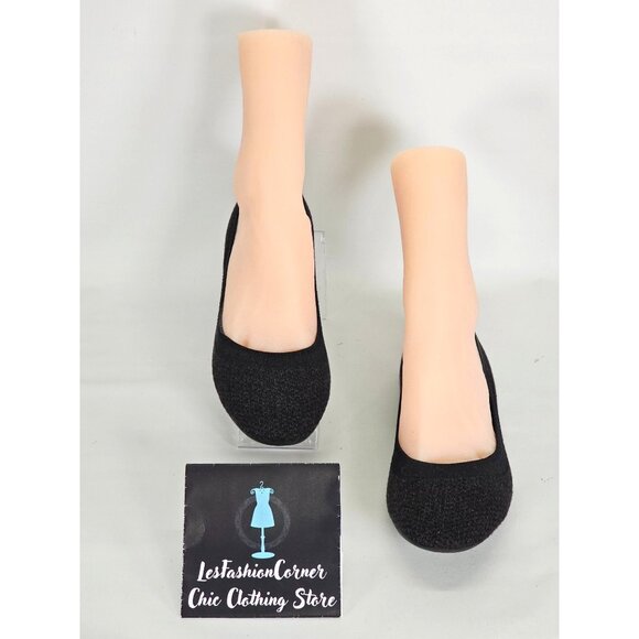 Allbirds Women's Dark Gray TB Tree Breezers Knit Slip On Flats Shoe Sz 9.5  176 - Picture 3 of 16